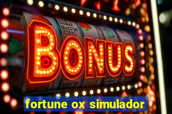 fortune ox simulador